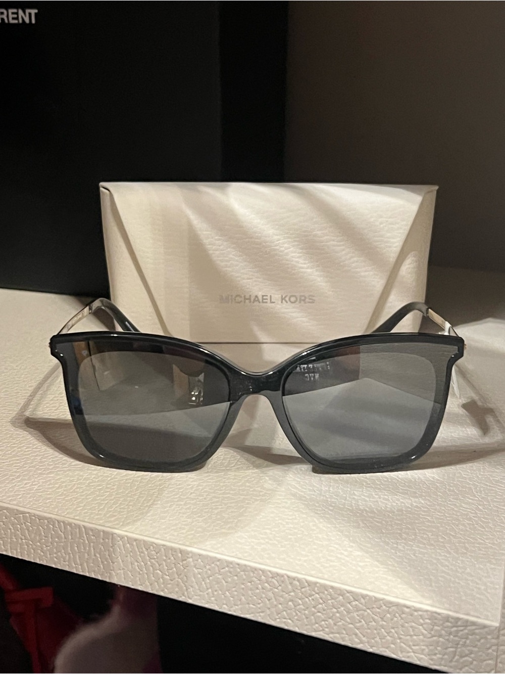 Michael Kors Black Sunglasses with Gray Lenses